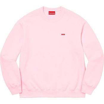 Pink Supreme Small Box Crewneck Sweatshirts | Supreme 347VD